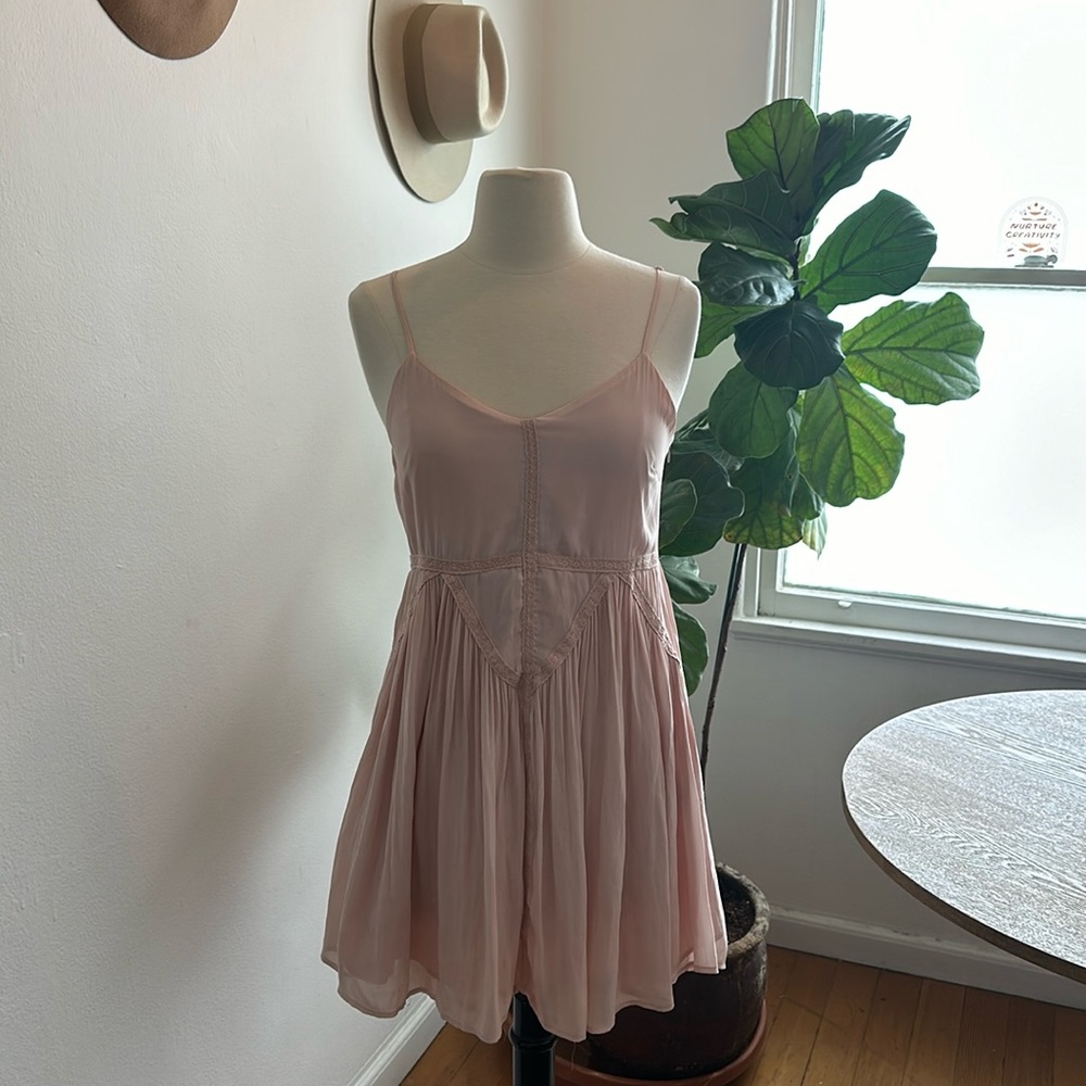 Forever 21 pink slip dress